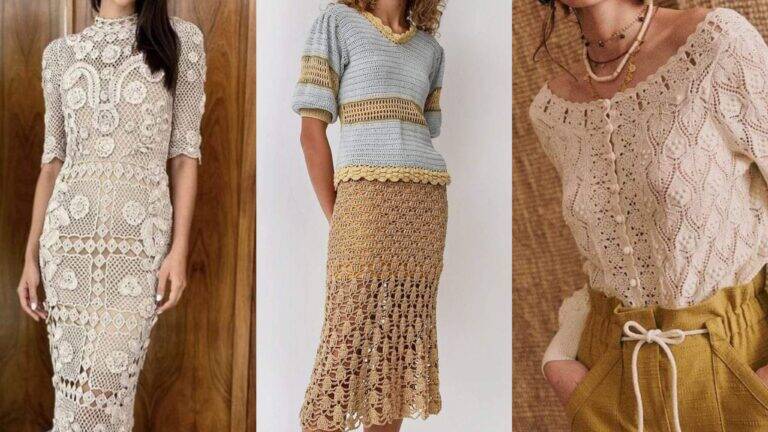 Moda de Alta Costura: Crochê de Luxo para Mulheres Modernas