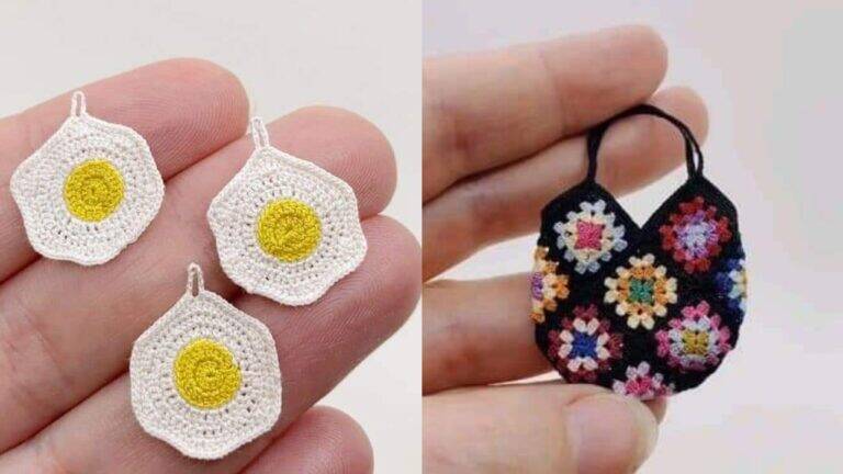 Pequenas Maravilhas: Miniaturas de Crochê para Decorar e Presentear