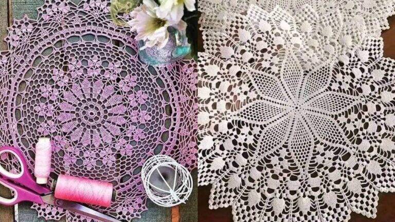 10 Ideias Criativas de Centros de Mesa em Crochê para Qualquer Ocasião