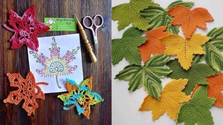 Guia Completo para Iniciantes: Folhas de Crochê para Decoração