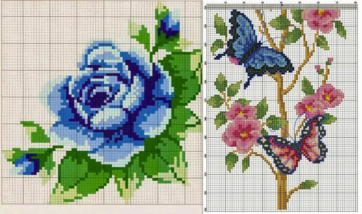 Rosas em Ponto Cruz: Transforme Seu Artesanato!