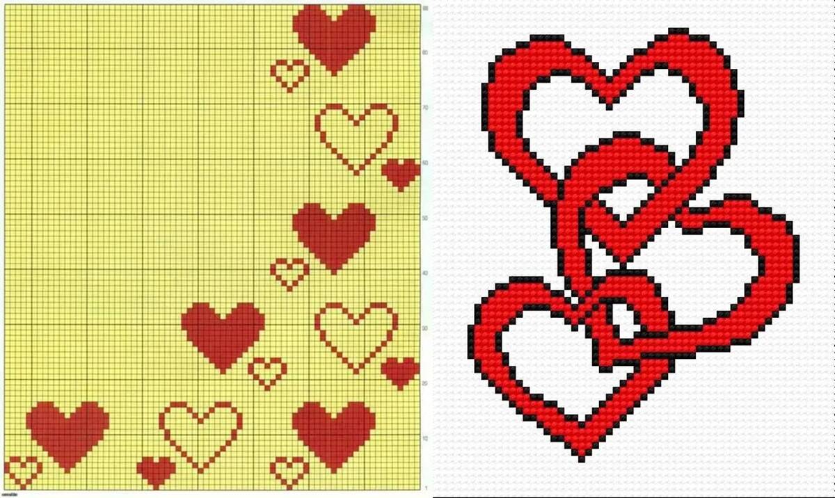 Coração em Ponto Cruz: Um Toque de Amor Para Sua Casa