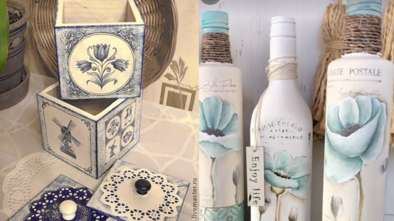 Como Fazer Lindas Peças com a Técnica de Decoupage
