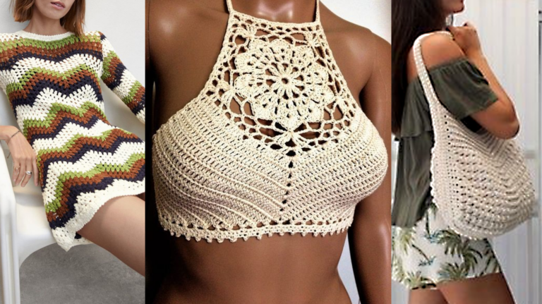 Crochê Moderno que está em Alta na Moda em 2024!