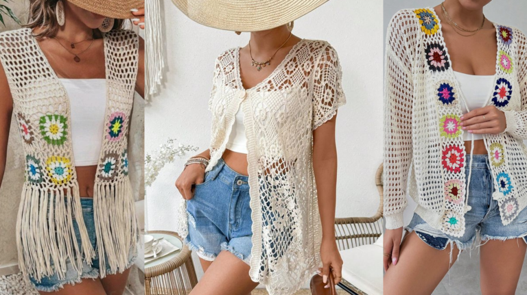 Coletes de Crochê: Versatilidade e Elegância em Qualquer Estação!