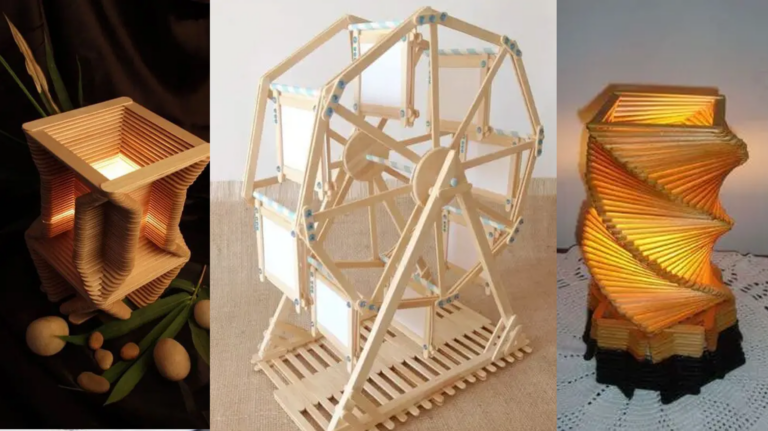 Transformando Palitos de Sorvete em Arte: Decorações Criativas!