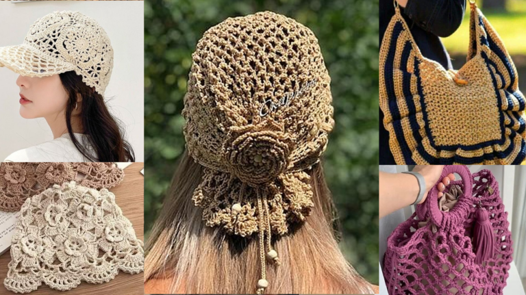 Crochê Moderno: Lenços,  Bucket Hat, Bolsas de Crochê e Dicas para Criar e Vender Peças Lucrativas!