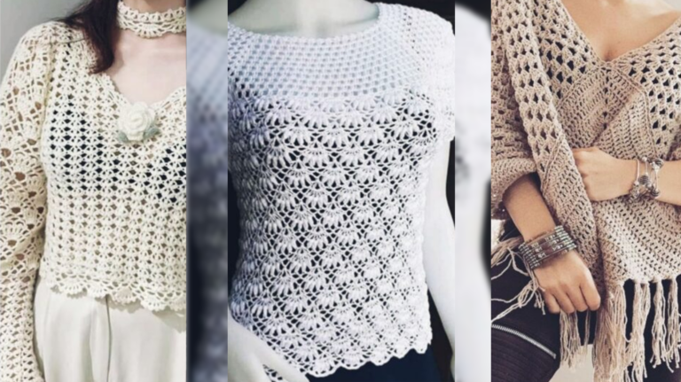 19 Blusas de Crochê Moderno: A Tendência Atemporal que Conquista Corações