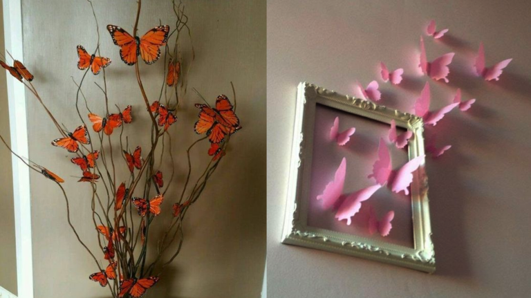 Como Fazer Lindas Borboletas de Papel para Decoração da Sua Casa!