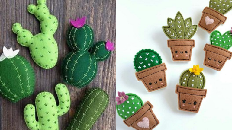 Cactus em Feltro: Ideias Incríveis para Você Fazer Sua Arte