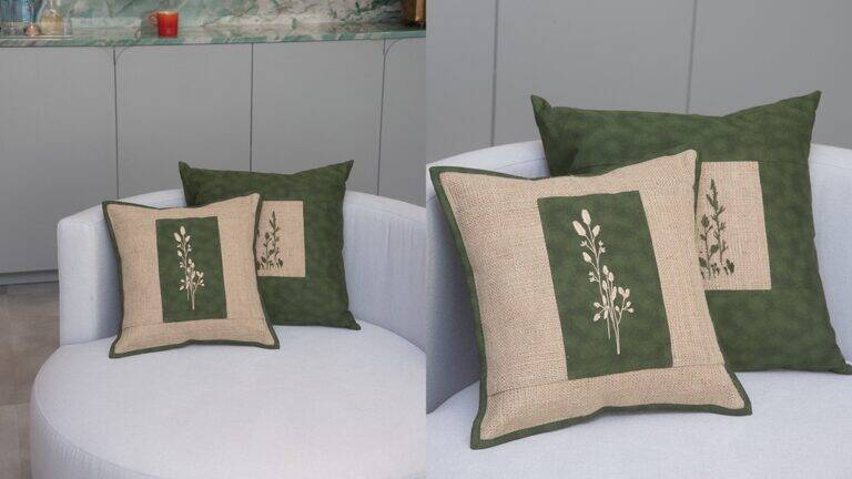 Almofadas Jardim com Bordado: Aprenda a Fazer as Suas!