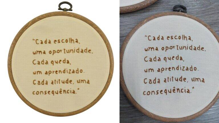 Bordado sobre Motivação: Um Passo Mais Próximo da Arte!