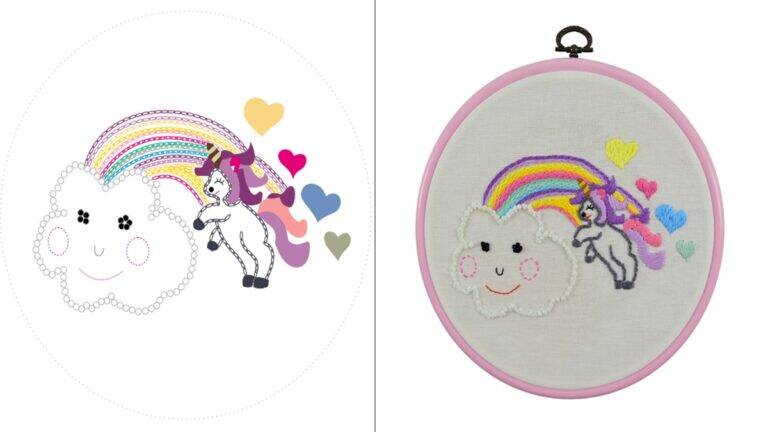 Aprenda a Fazer este Lindo Bordado Rainbow!
