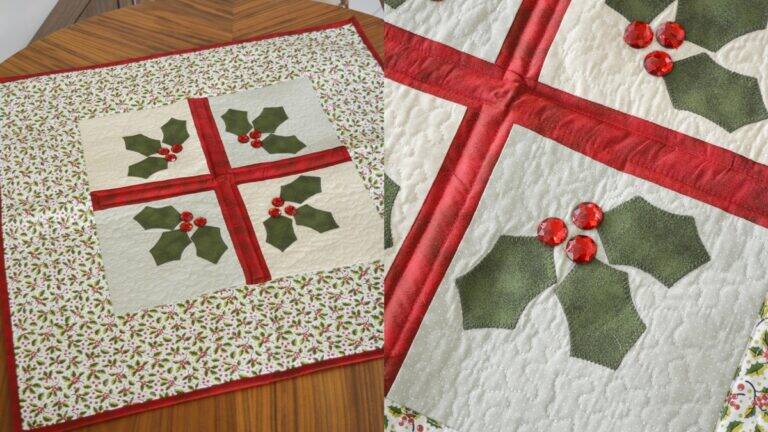 Centro de Mesa Natalino em Patchwork: Guia Completo!