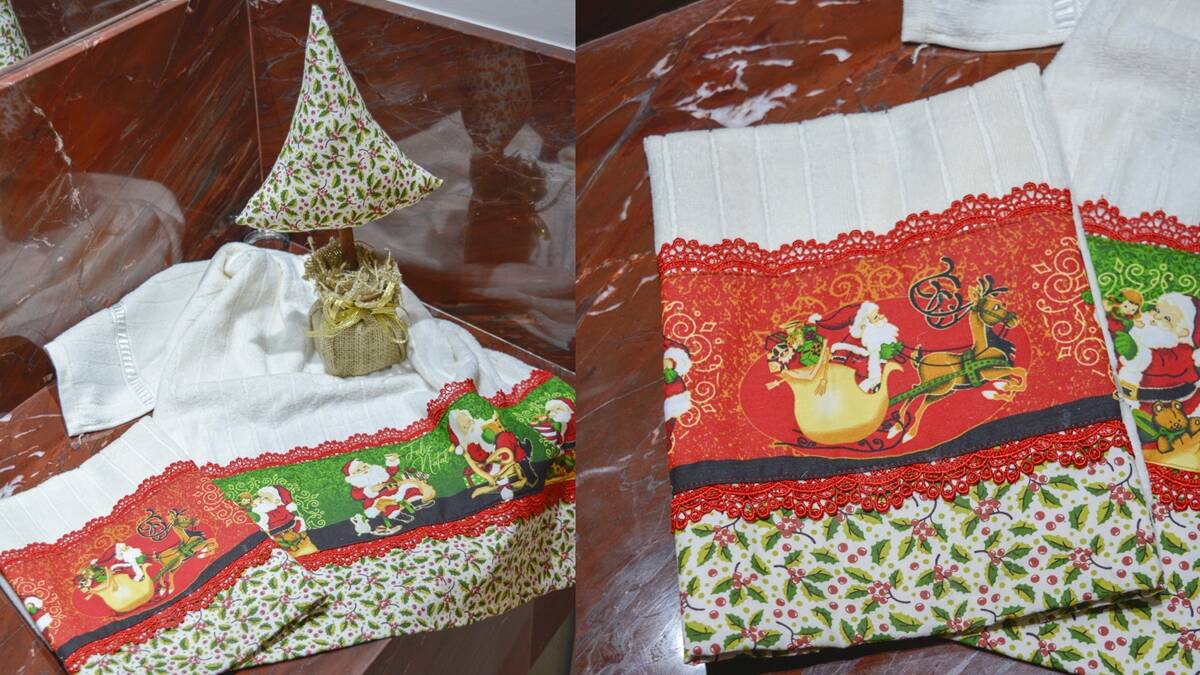 Toalhas Decorativas de Natal