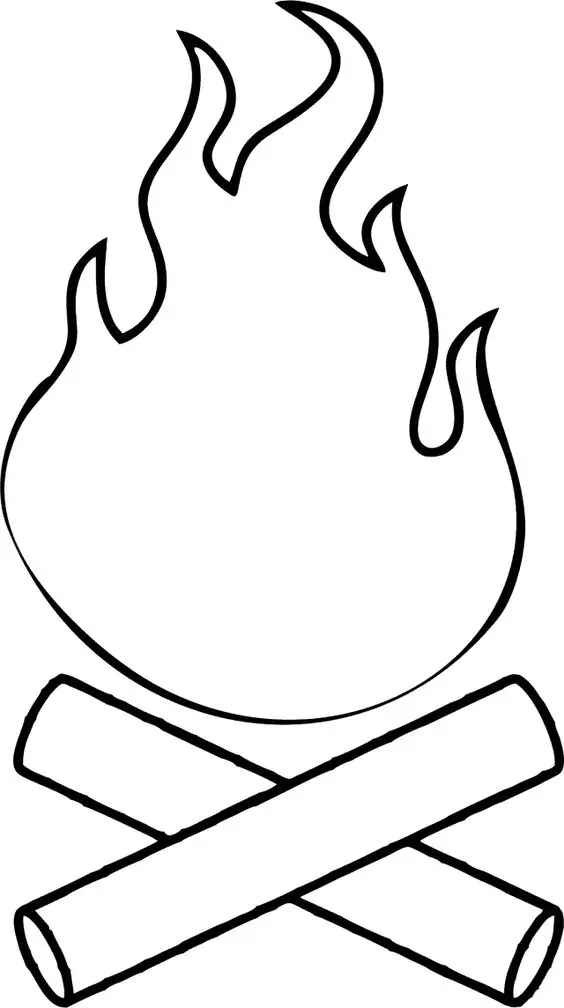 moldes de fogueira