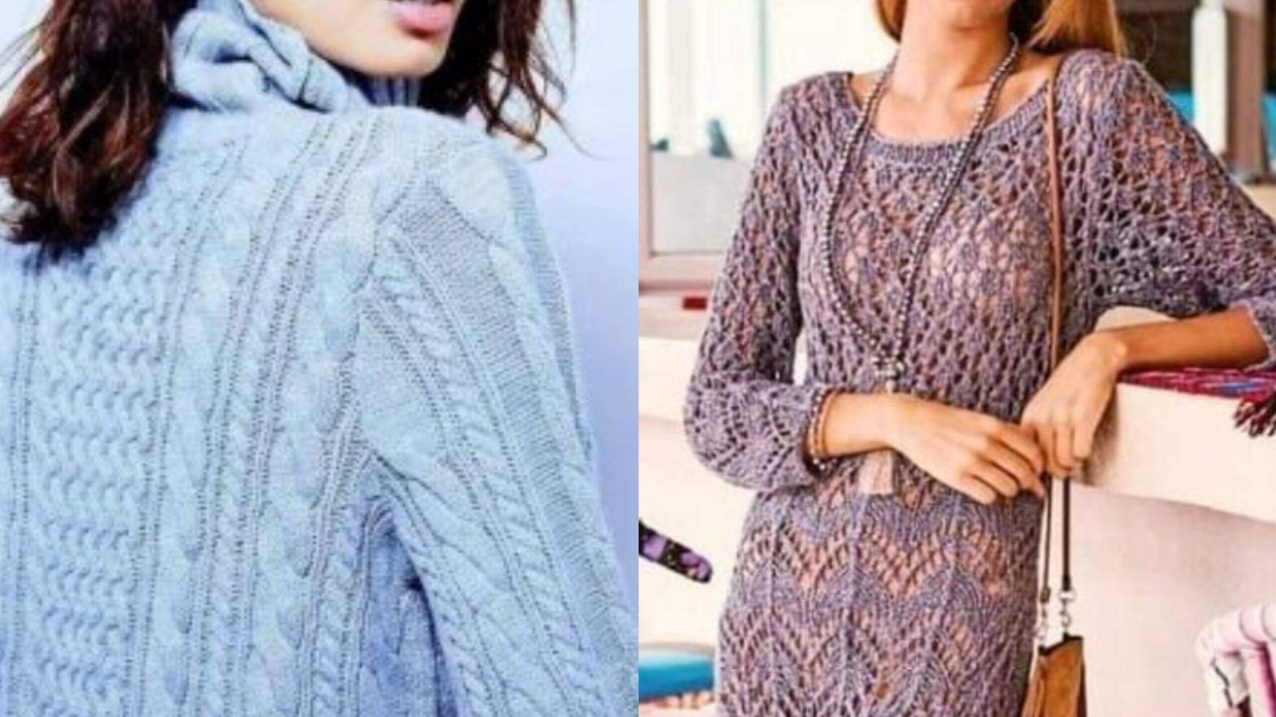 Blusas e Vestidos em Tricô: A Sofisticação do Artesanato na Moda Moderna