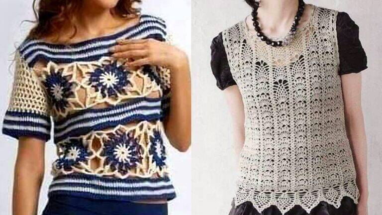 Blusas de Crochê Lindíssimas: Guia Passo a Passo para Criar sua Própria Peça!