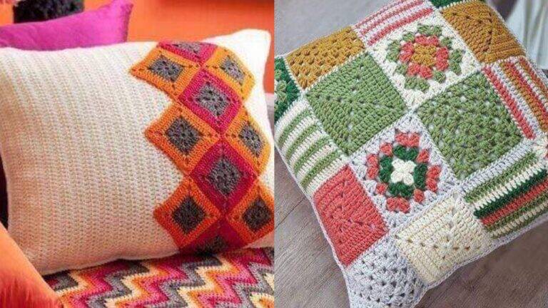 Almofadas de Crochê em Squares: Estilo, Conforto e Criatividade