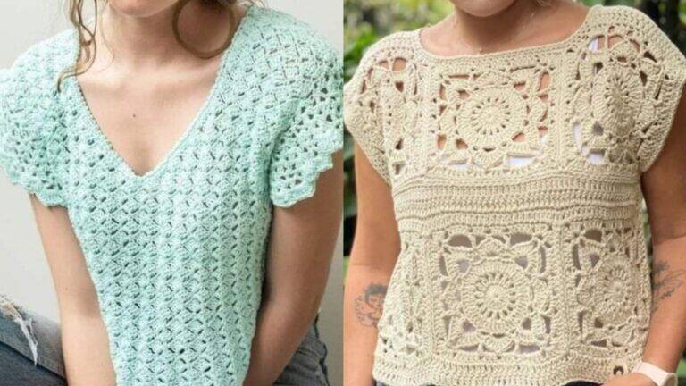Blusas de Crochê de Luxo: Sucesso Garantido para Lucrar Alto Neste Verão