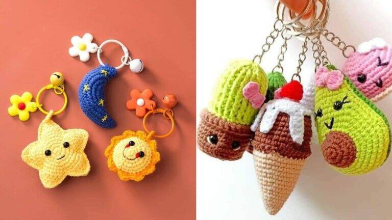 Ideias de Crochê Criativo: Chaveiros Amigurumi Encantadores para Fazer e Presentear