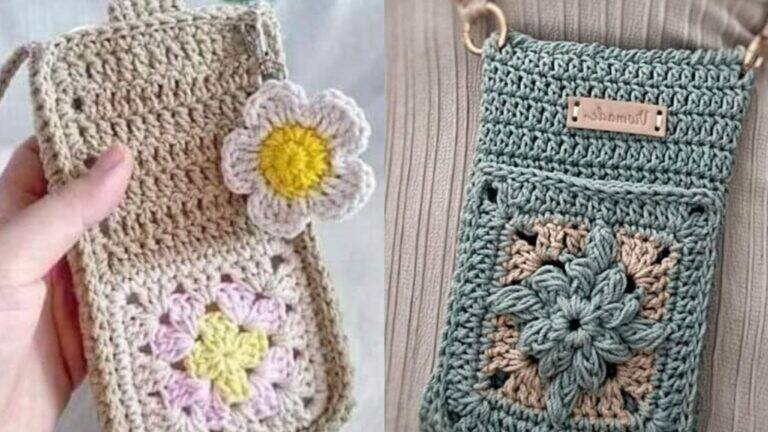 Bolsinhas Porta Celular em Crochê: Crie Estilo e Praticidade com Peças Artesanais