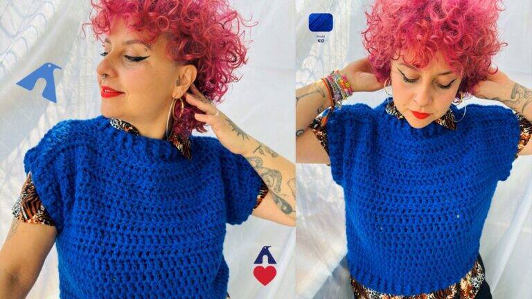 Colete Blue Crush em Crochê: Como Fazer o Seu?