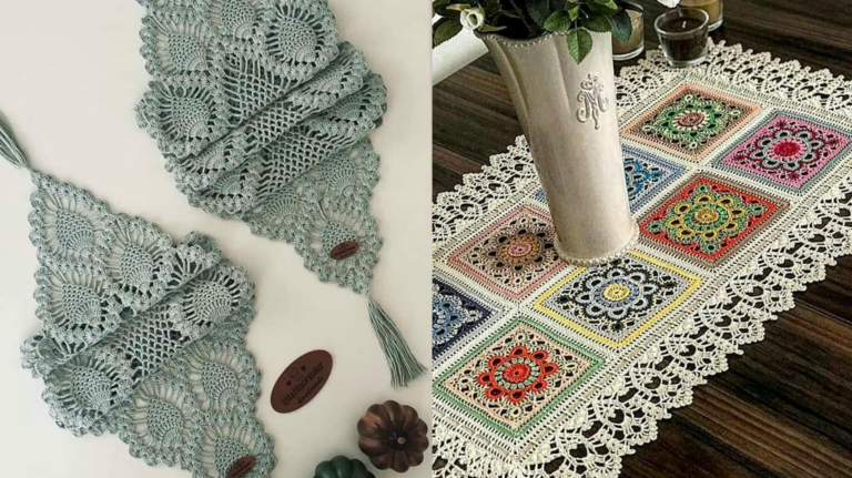 Trilhos de Mesa em Crochê Encantadores que Você Precisa Ter!