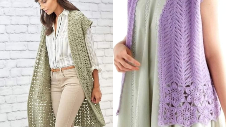 Coletes de Crochê Exclusivos: Beleza Artesanal para Seu Guarda-Roupa