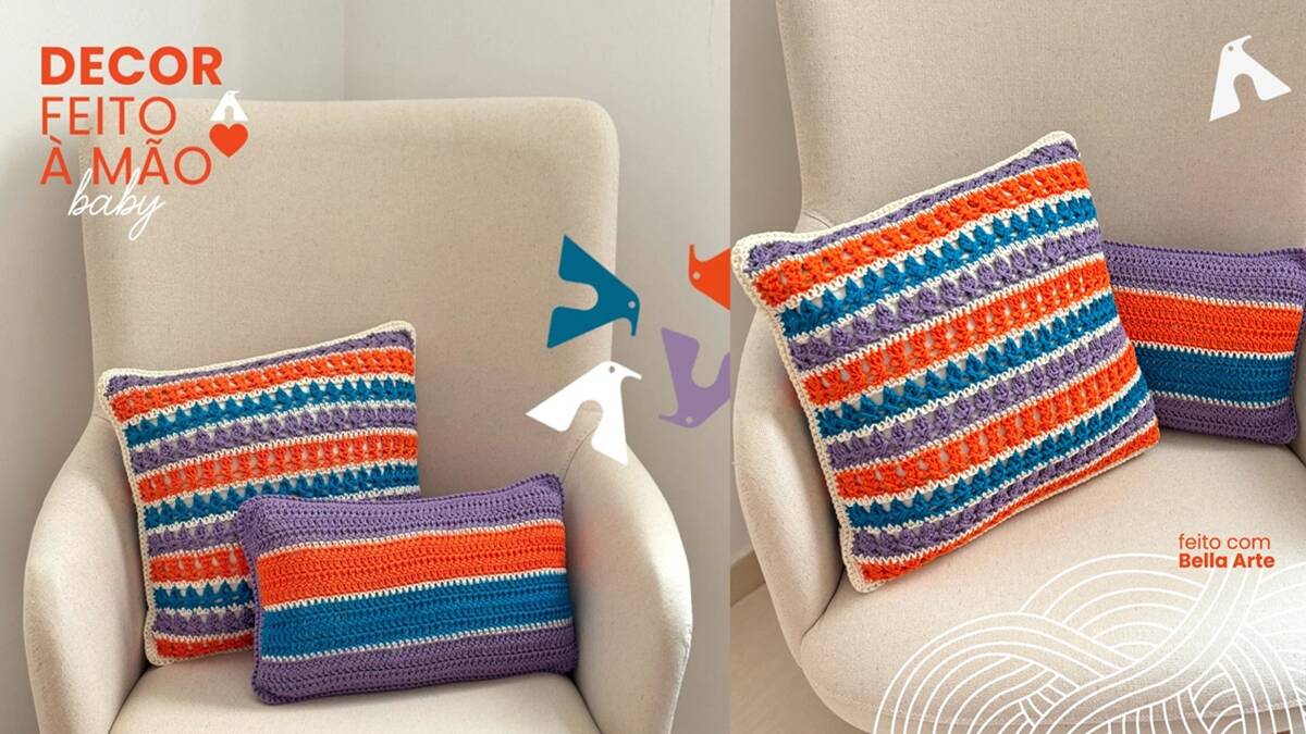 Almofadas em Crochê: Aprenda a Fazer Estas Lindas Peças!