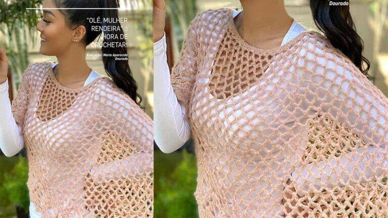 Blusa de Crochê Rendado: Linda Peça para o Verão! Faça a Sua!