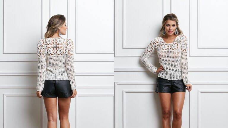 Blusa de Crochê: Do Dia a Dia ao Fim de Semana!