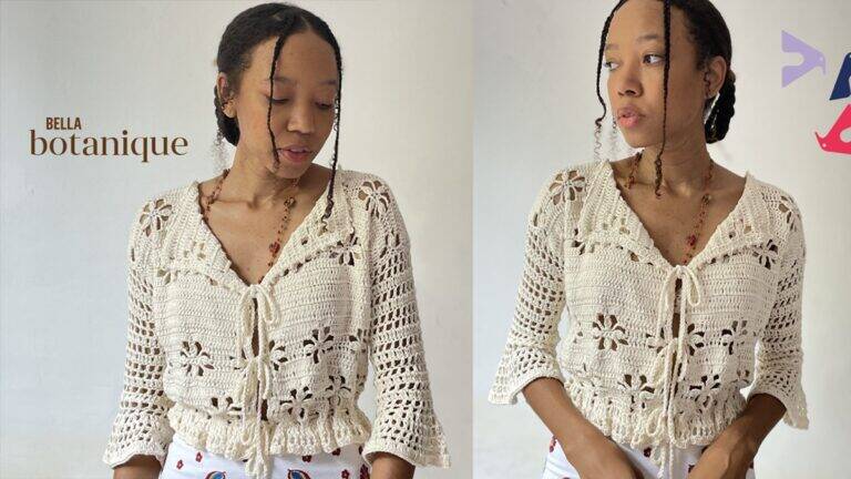 Blusa de Crochê Florzinha: Aprenda a Fazer a Sua!