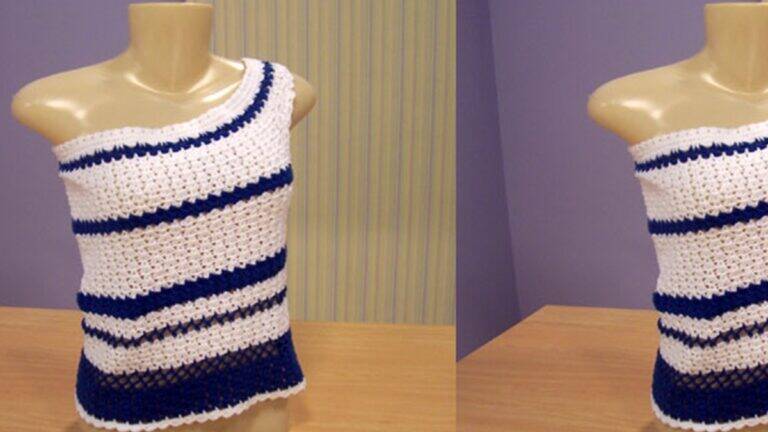 Blusa de Crochê com Um Ombro Só: Como Fazer a Sua?