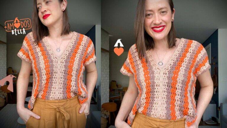 Blusa de Crochê Jeri: Aprenda a Fazer a Sua Linda Blusa!