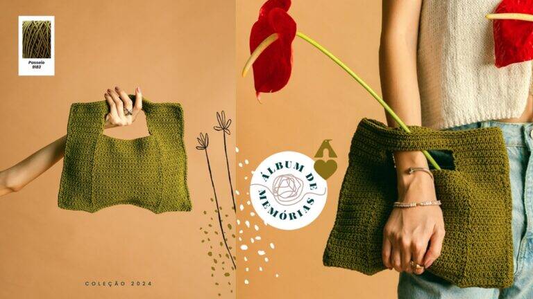 Bolsa Clutch em Crochê: Aprenda a Fazer a Sua Linda Bolsa!