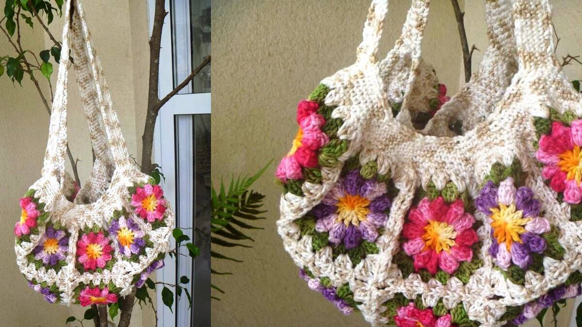 bolsa de crochê
