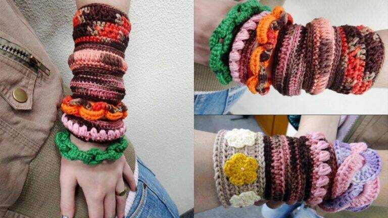 Braceletes de Crochê: Faça Estes Lindos Acessórios!