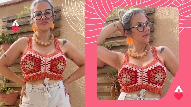 Cropped de Crochê Berta: Aprenda a Fazer o Seu!