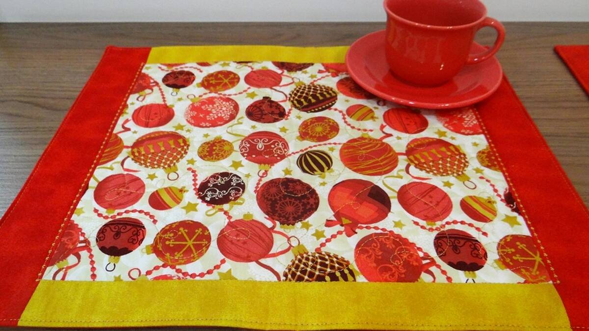 jogo americano em patchwork