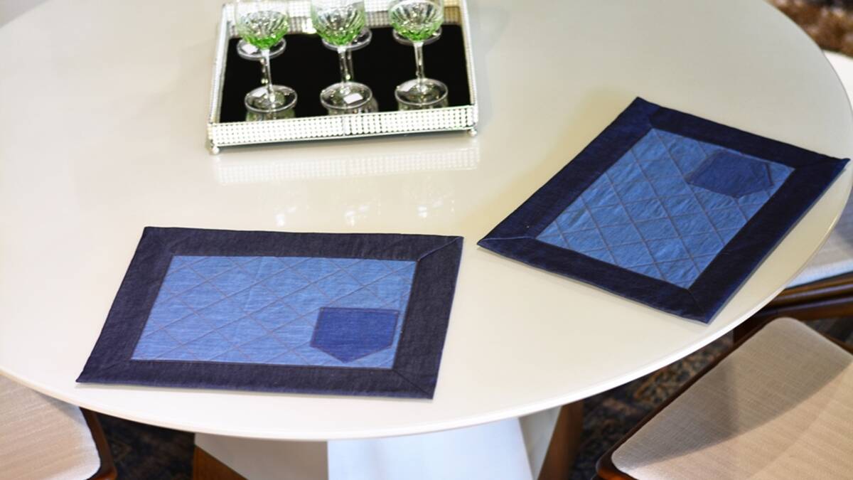 jogo americano em patchwork