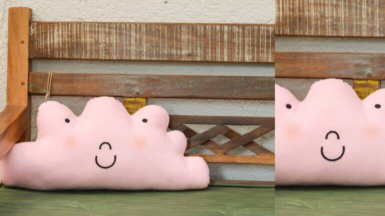 Almofada de Nuvem em Patchwork: Aprenda a Fazer a Sua!