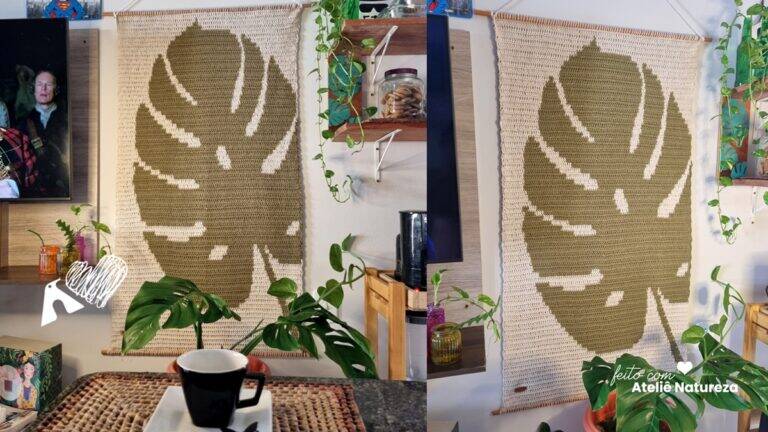 Painel de Crochê: Uma Peça de Decoração Para a Sua Casa!