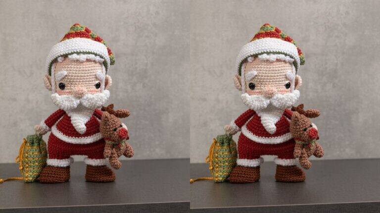 Papai Noel em Amigurumi: O Encanto do Natal em Suas Mãos!