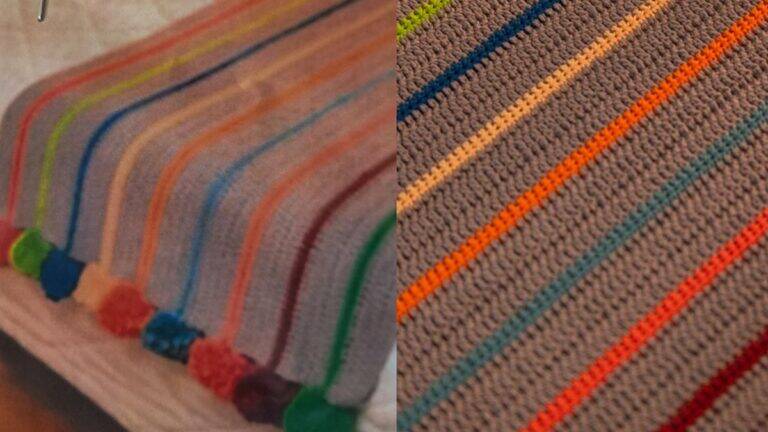Peseira de Crochê com Pompom: Aprenda a Fazer a Sua!
