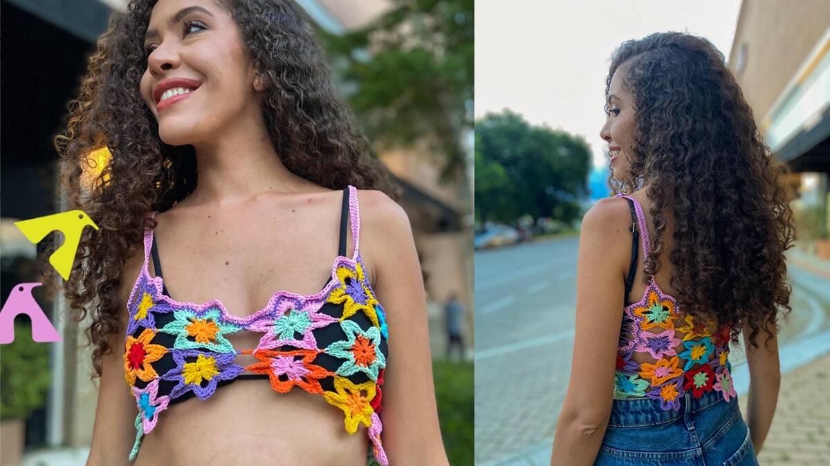 Top em Crochê Florescer: Uma Peça Essencial Para o Verão!