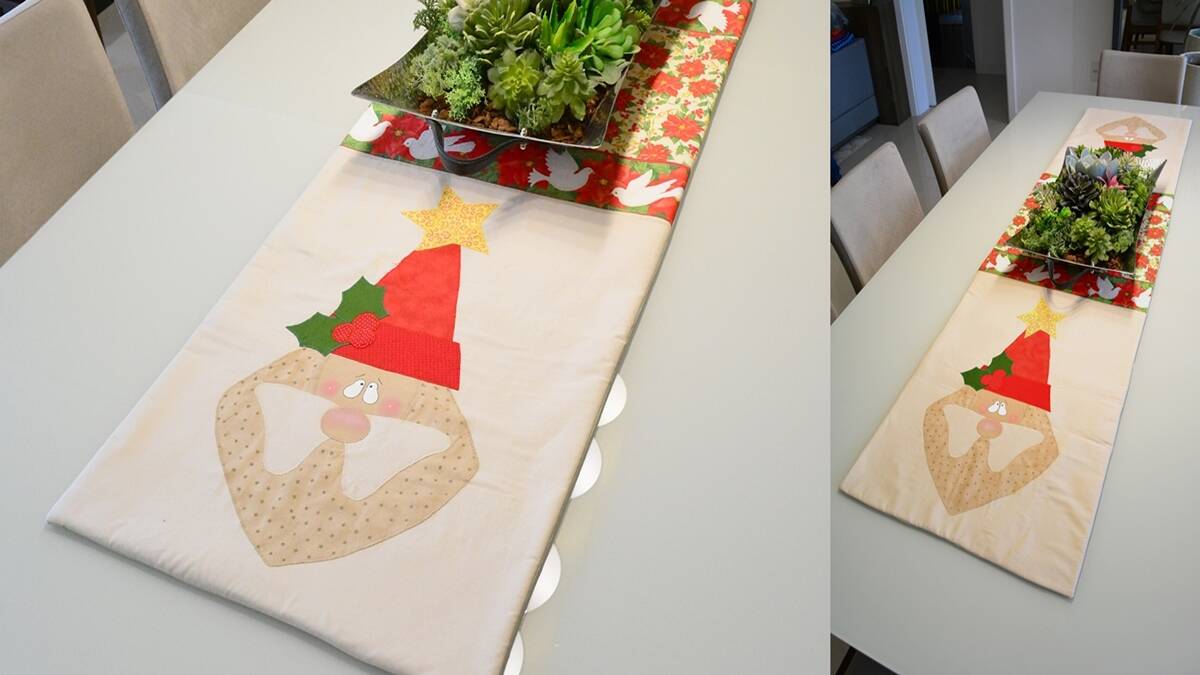 trilho de mesa noel