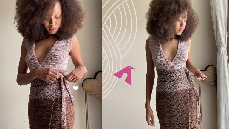 Vestido de Crochê Envelope: Uma Peça Linda e Estilosa!