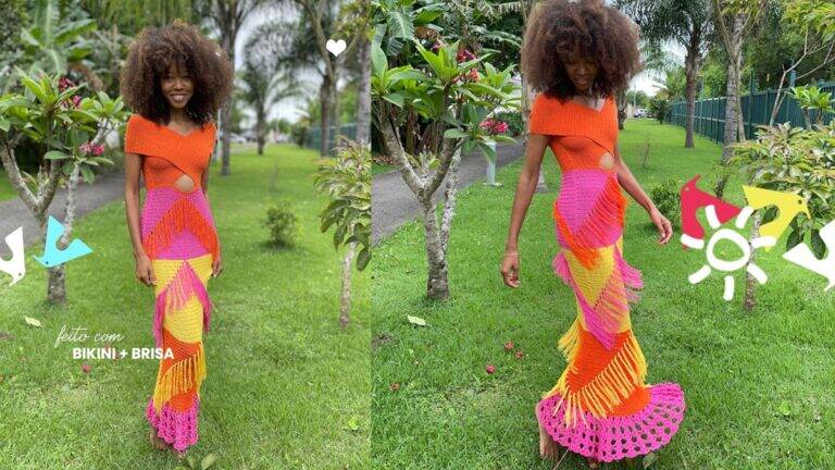 Vestido de Crochê para Festas com Franjas: Guia Completo!