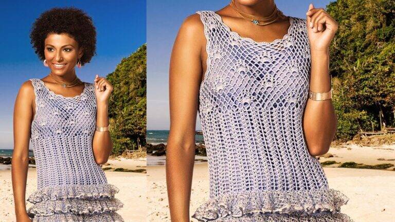 Vestido em Crochê: Aprenda a Fazer uma Peça Essencial!